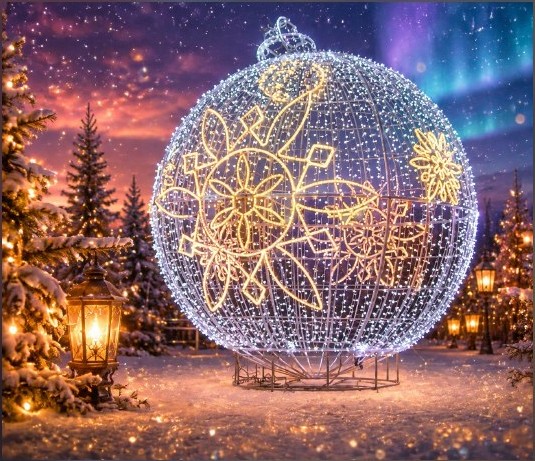 Шар со снежинками — Terra Light