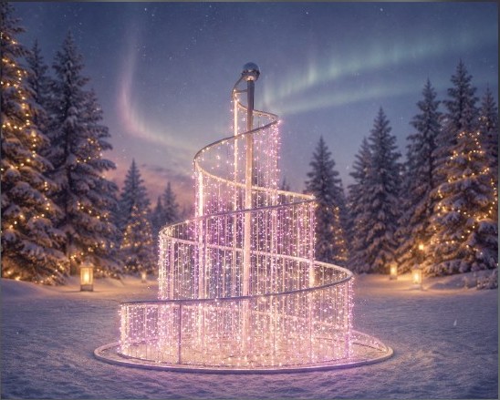Фонтан спираль — Terra Light